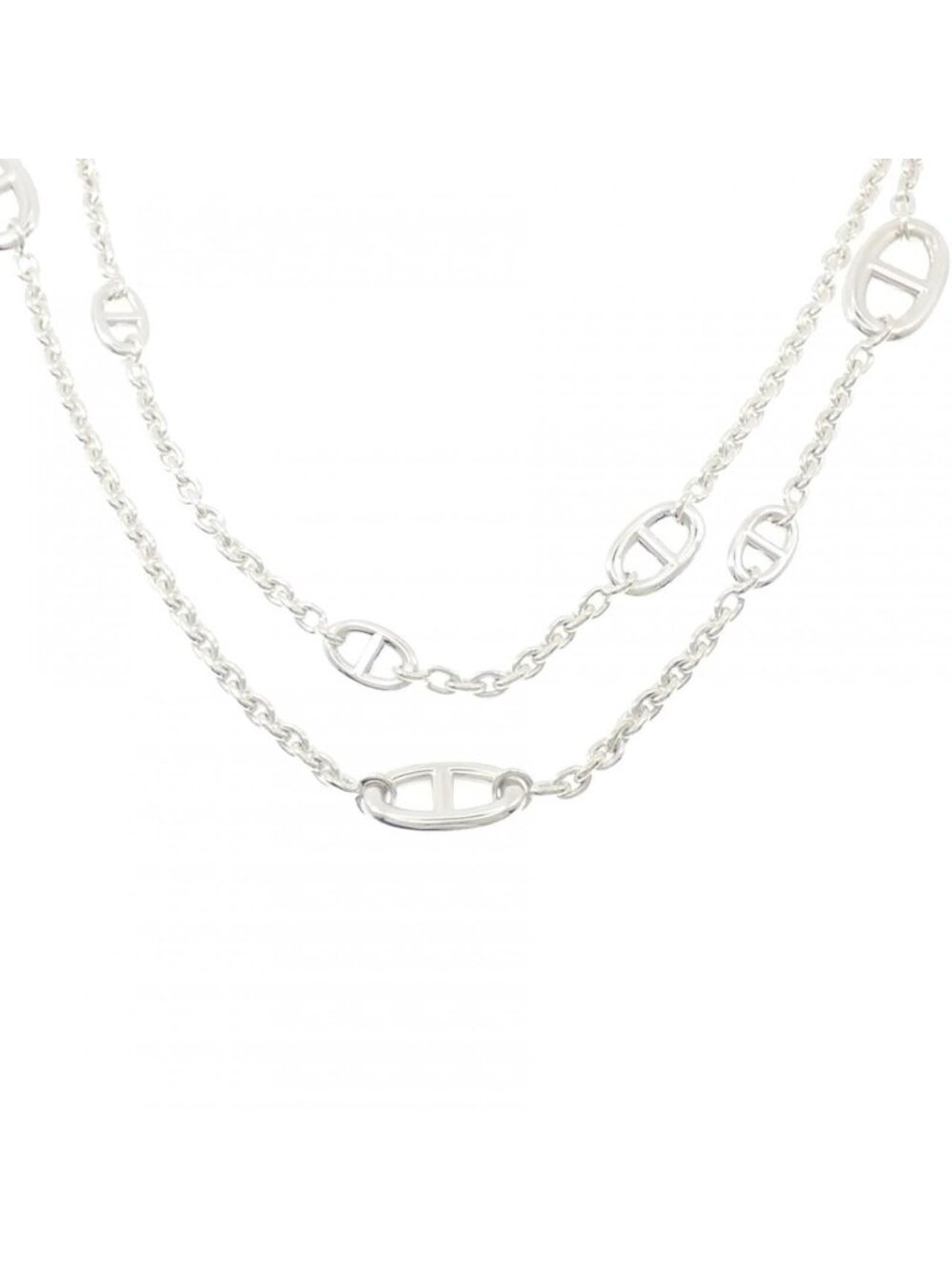 Hermes Farandole Necklace Silver